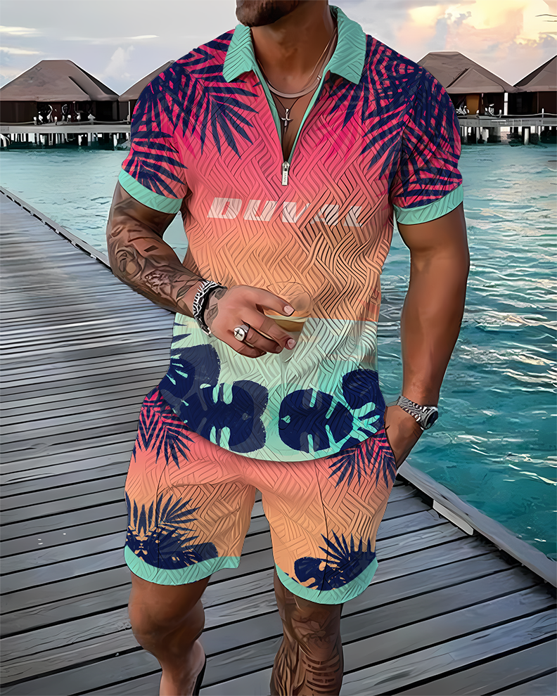 Ensemble polo et short Aloha DUVAL
