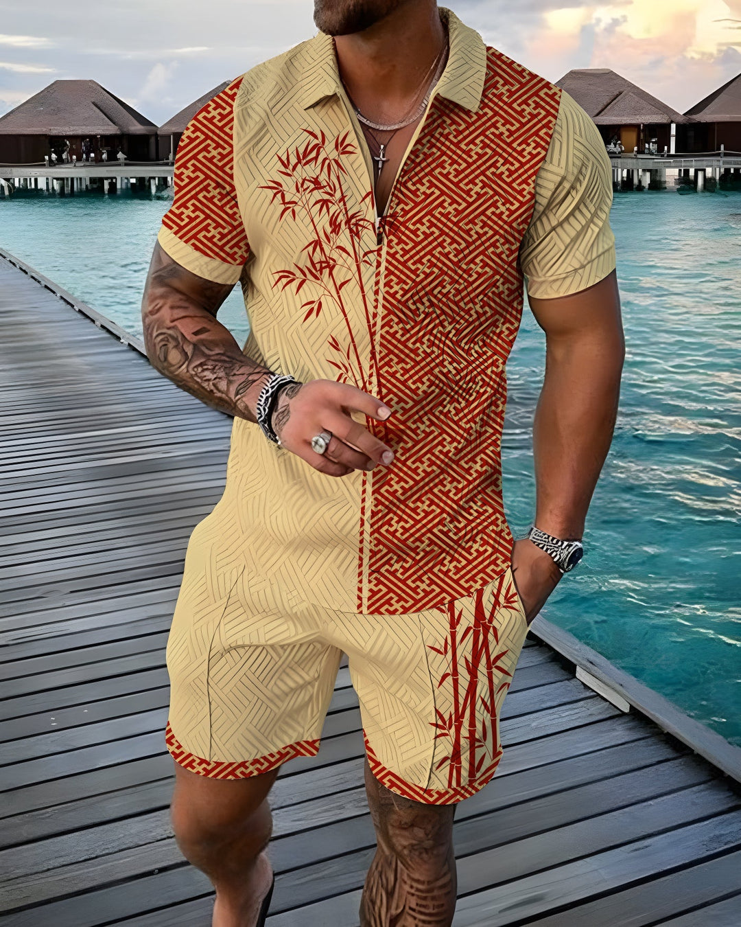 Ensemble polo et short Ancients