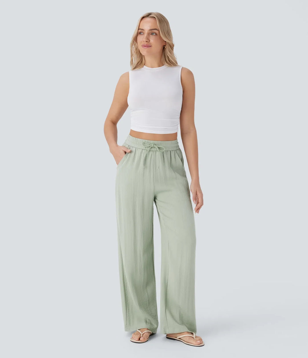 Lisa | Comfortable Linen Trousers