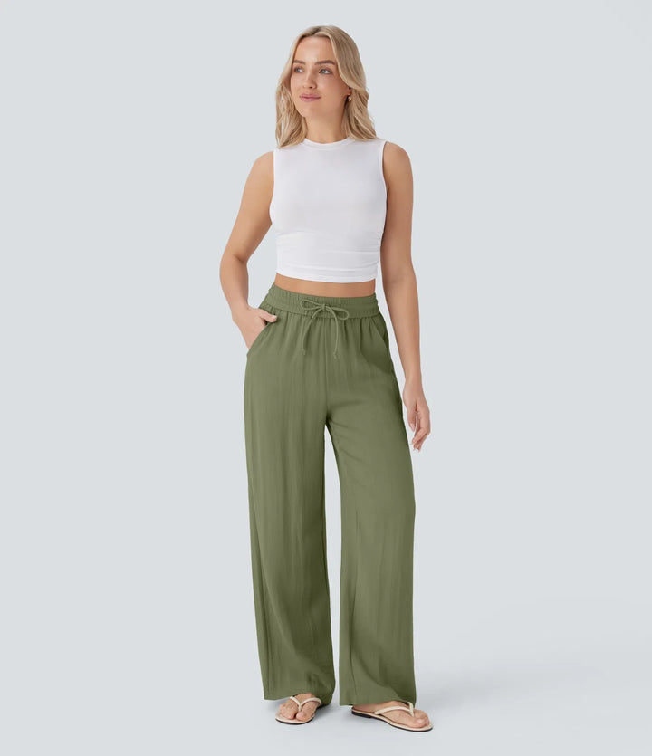Lisa | Comfortable Linen Trousers