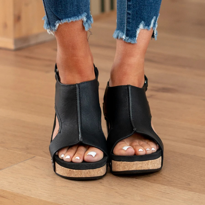 Nowak | Suede Wedge Sandals
