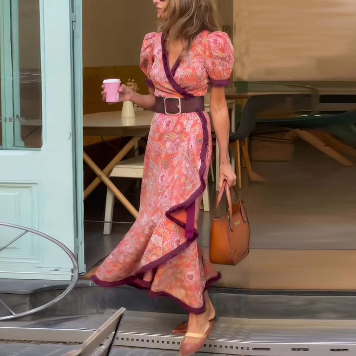 Jose | Elegant Pink Maxi Dress