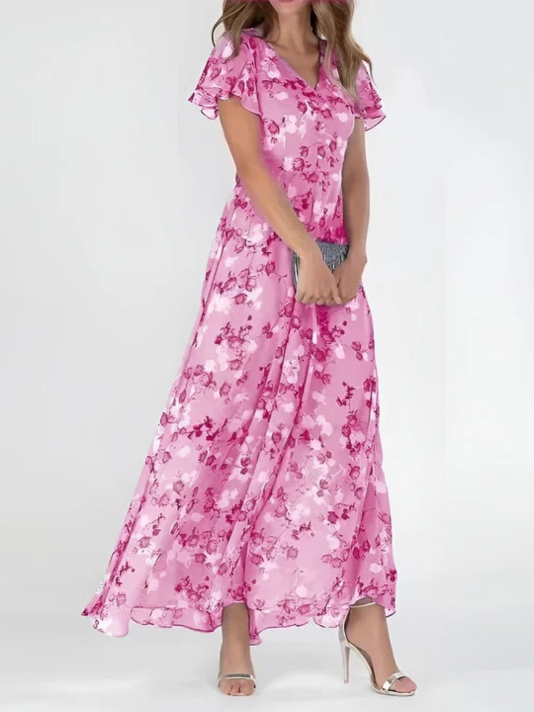 Halina | Elegant dress with tummy coverage