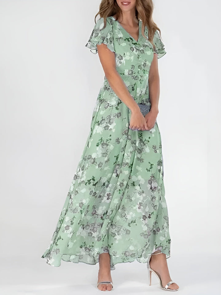 Halina | Elegant dress with tummy coverage