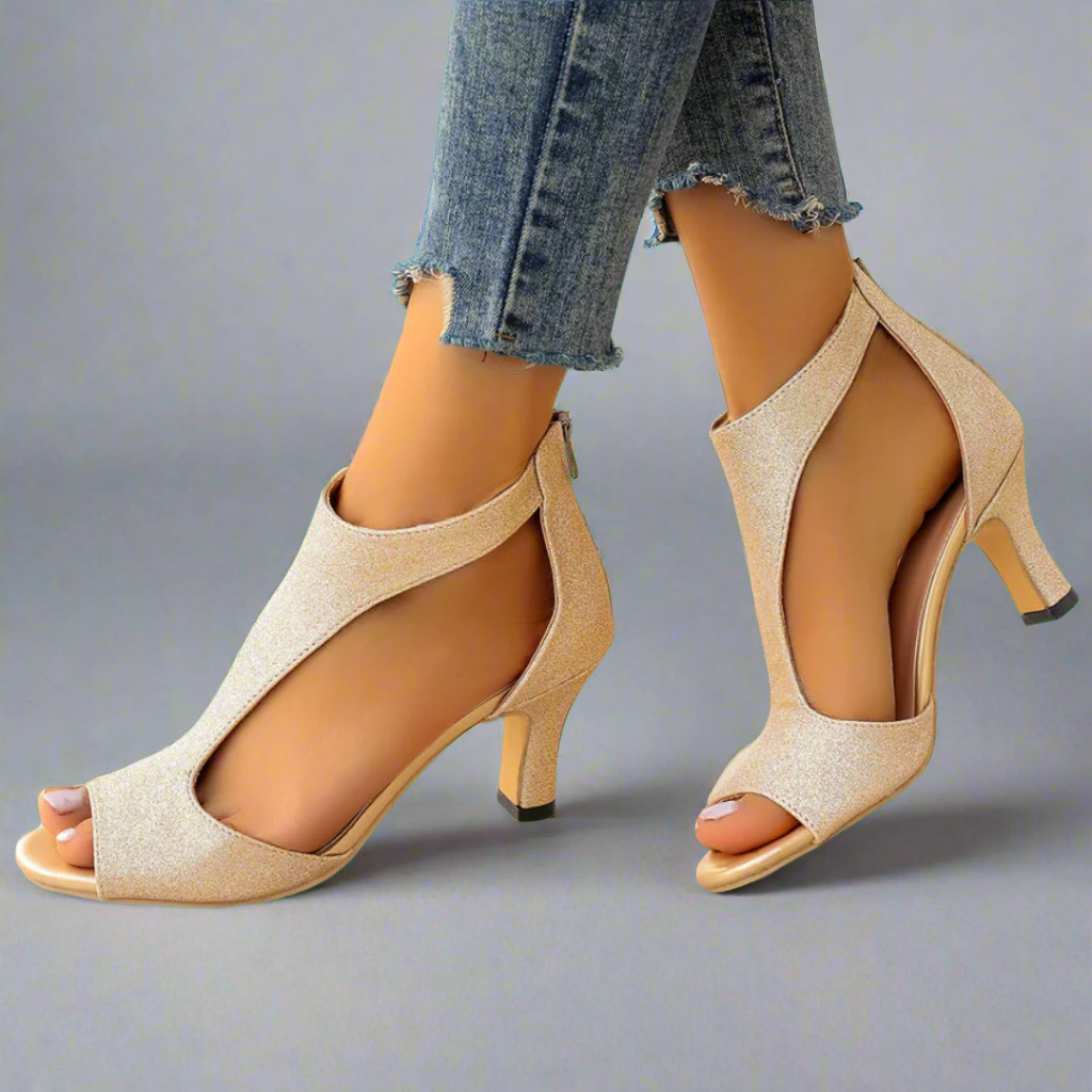 Heidrun | Elegant Comfortable Heeled Sandals