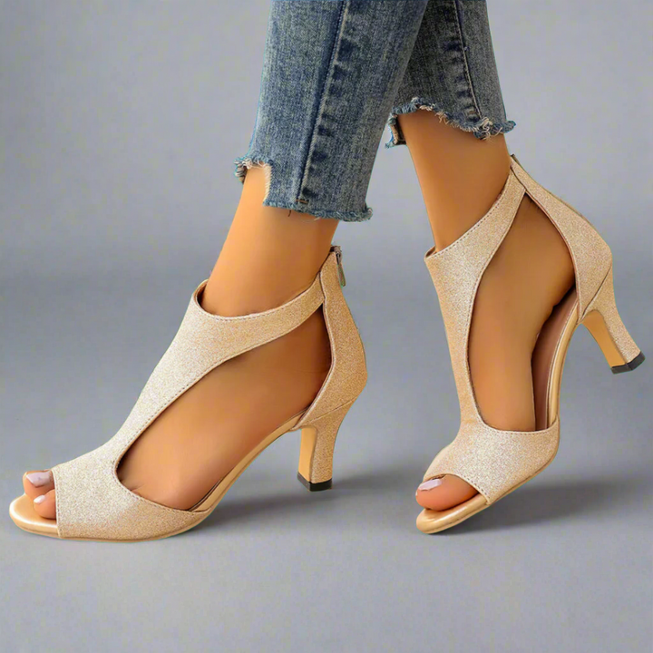 Heidrun | Elegant Comfortable Heeled Sandals