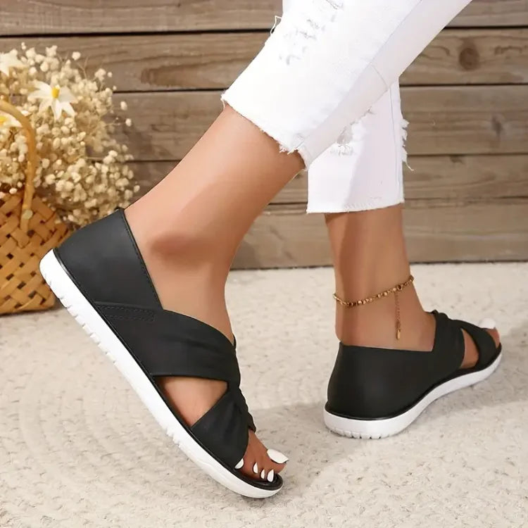 Maya | Slip-On Orthopedic Sandals with a Bow
