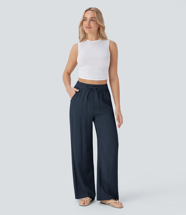 Lisa | Comfortable Linen Trousers