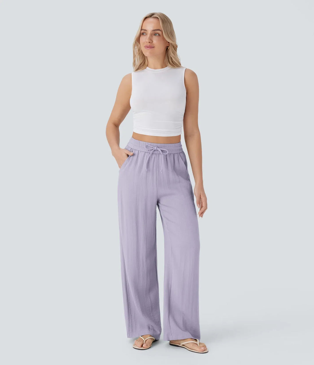 Lisa | Comfortable Linen Trousers