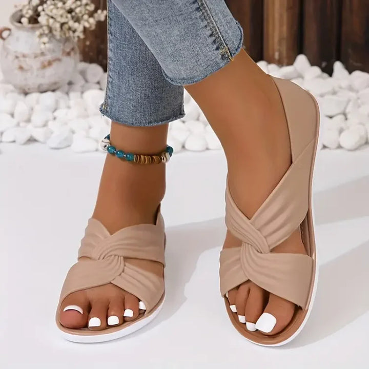 Maya | Slip-On Orthopedic Sandals with a Bow