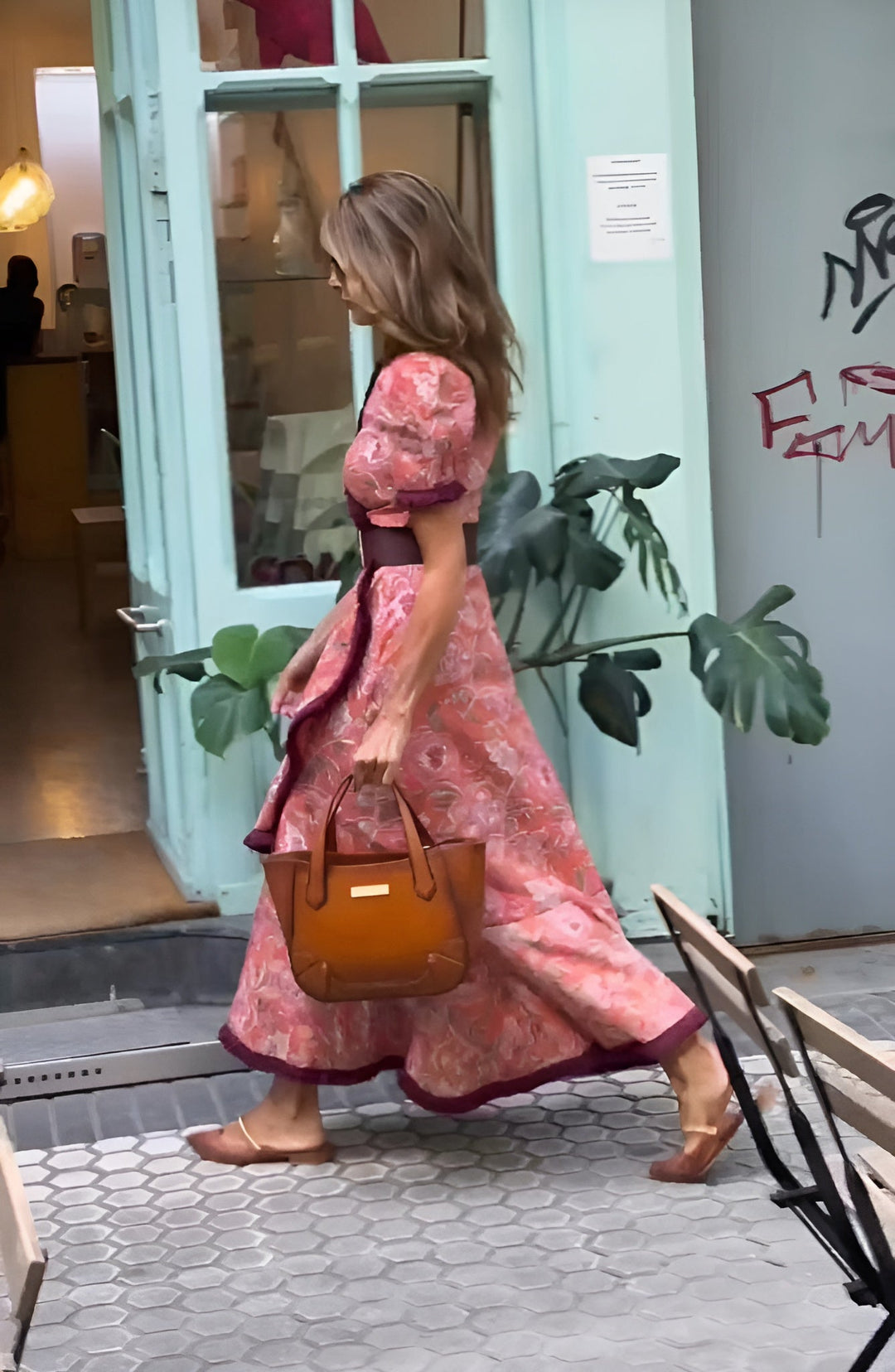 Jose | Elegant Pink Maxi Dress