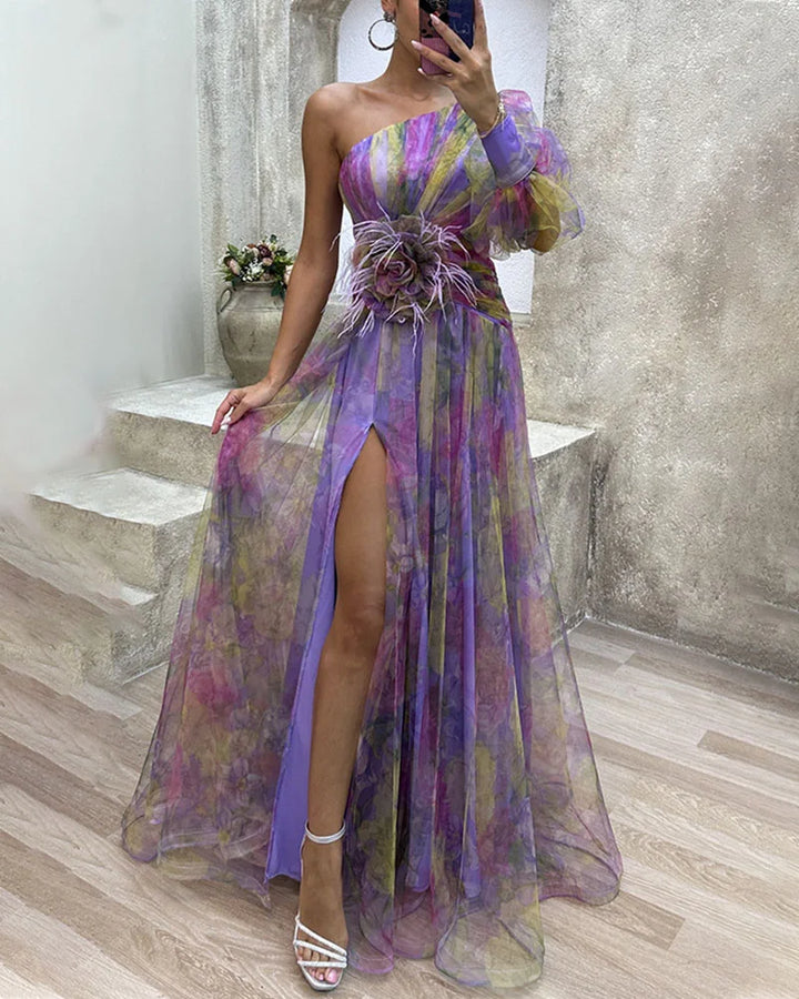 Cecilia | Elegant Dress with a Slit