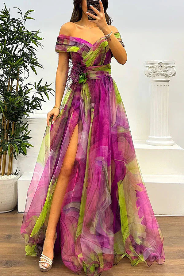 Daniela | Stunning Off-Shoulder Maxi Dress