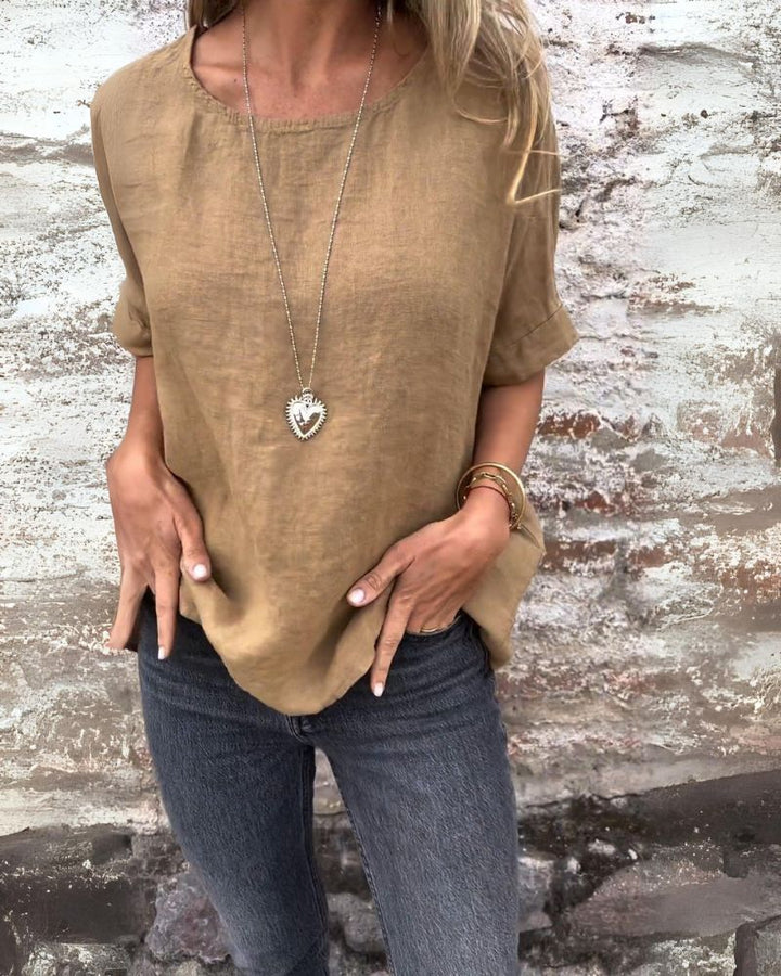 BAUA | Cotton and linen t-shirt