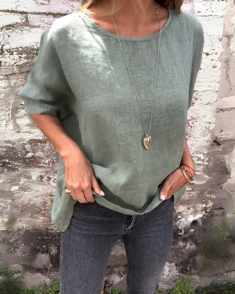 BAUA | Cotton and linen t-shirt