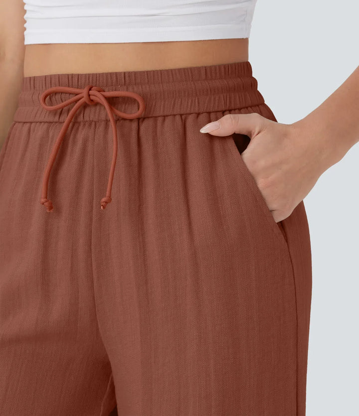 Lisa | Comfortable Linen Trousers