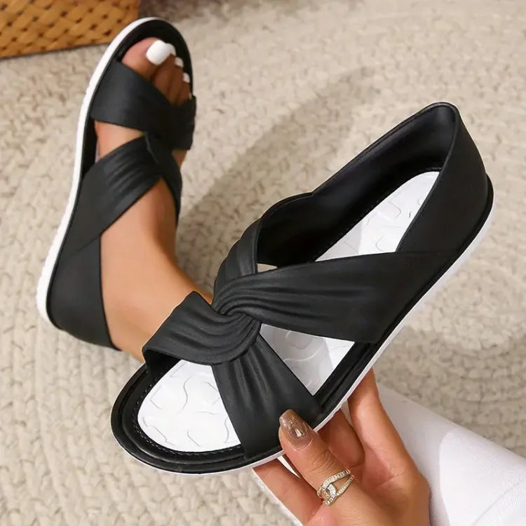 Maya | Slip-On Orthopedic Sandals with a Bow
