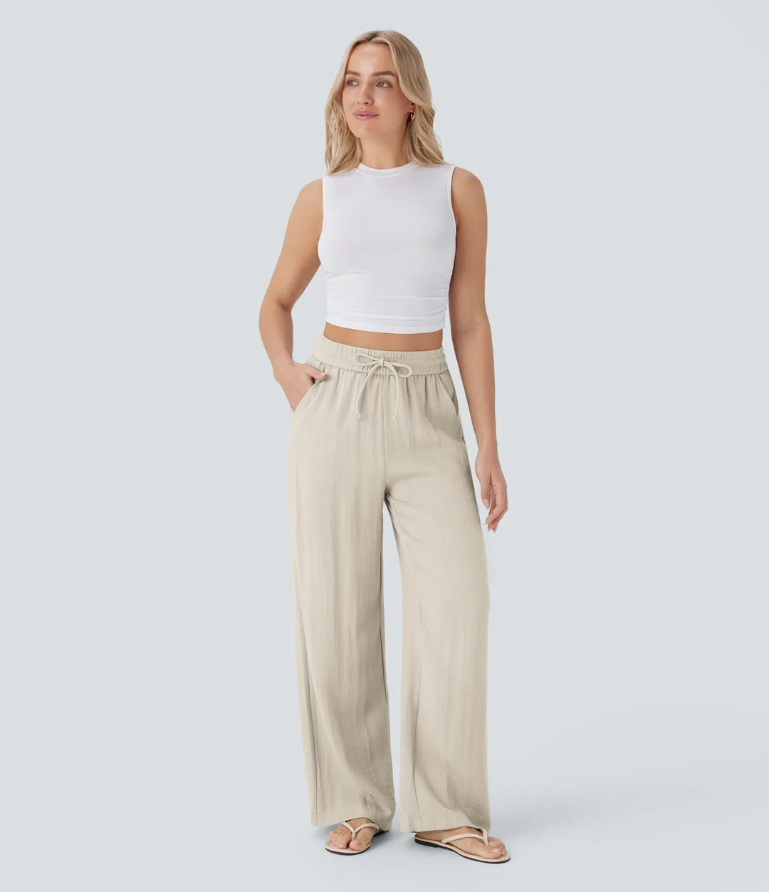 Lisa | Comfortable Linen Trousers