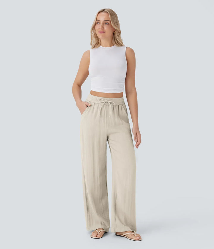 Lisa | Comfortable Linen Trousers