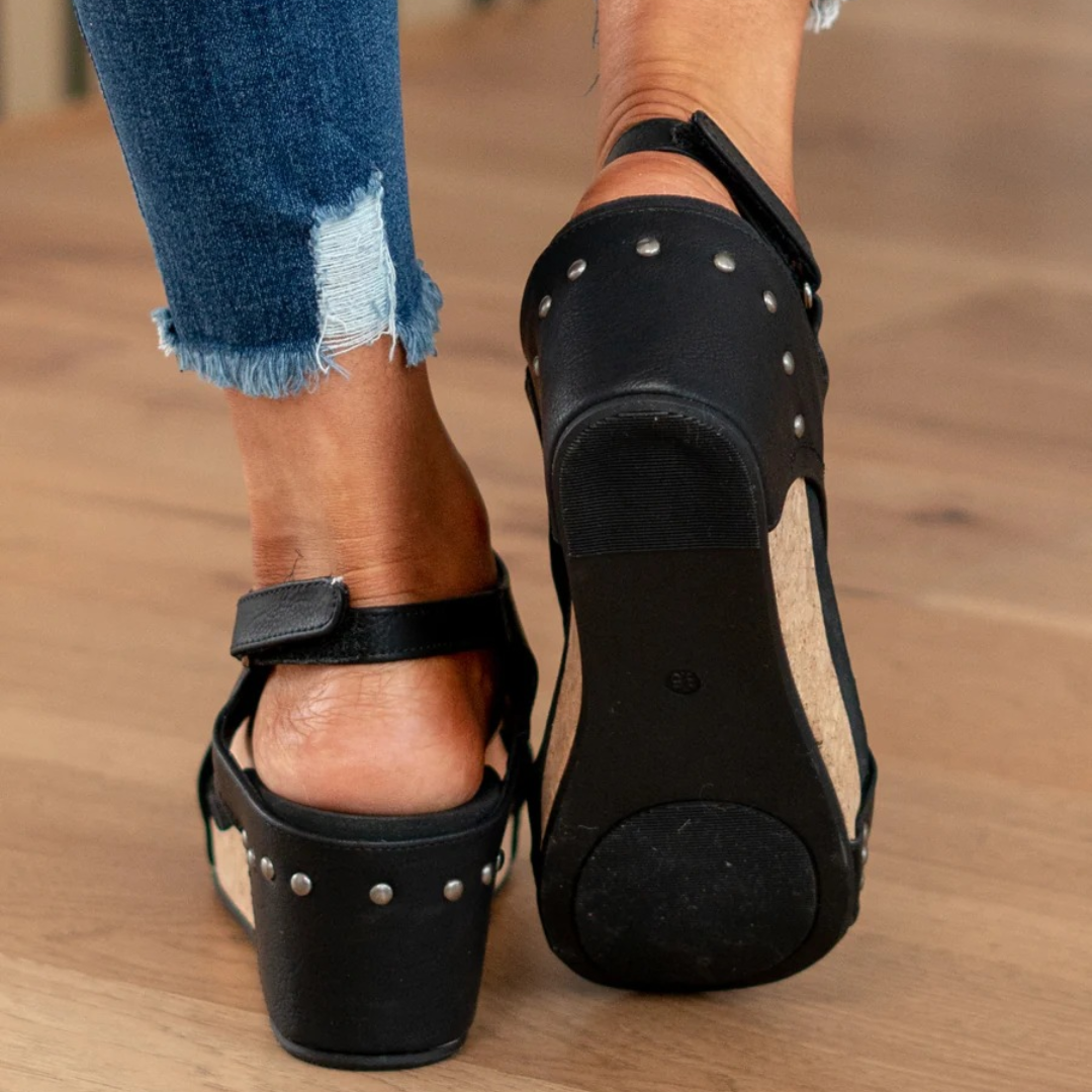 Nowak | Suede Wedge Sandals