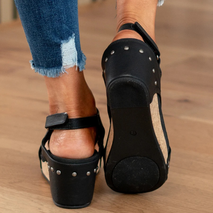 Nowak | Suede Wedge Sandals