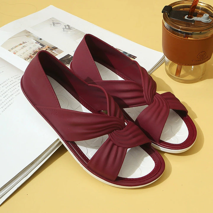 Maya | Slip-On Orthopedic Sandals with a Bow