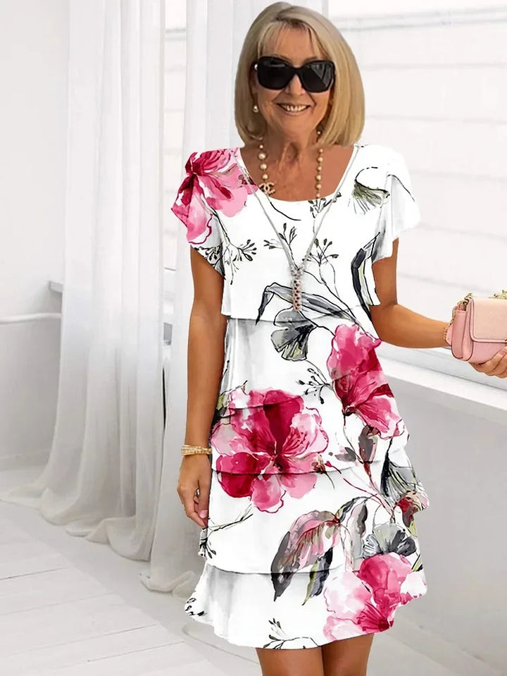 Émilie – Elegant Floral Maxi Dress