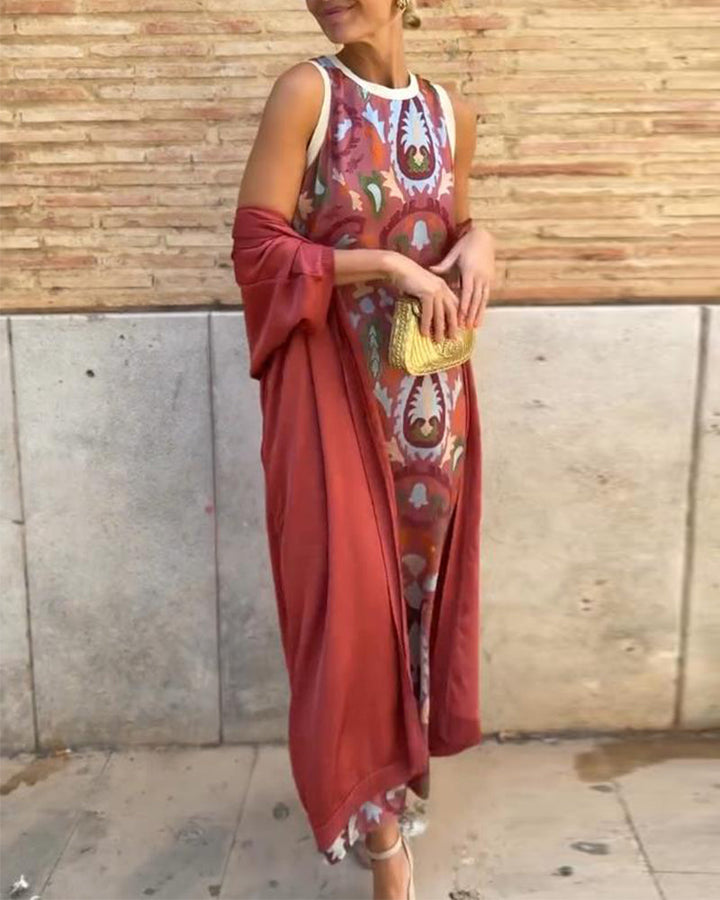 Bella | Two-Piece Printed Set in Urban Style