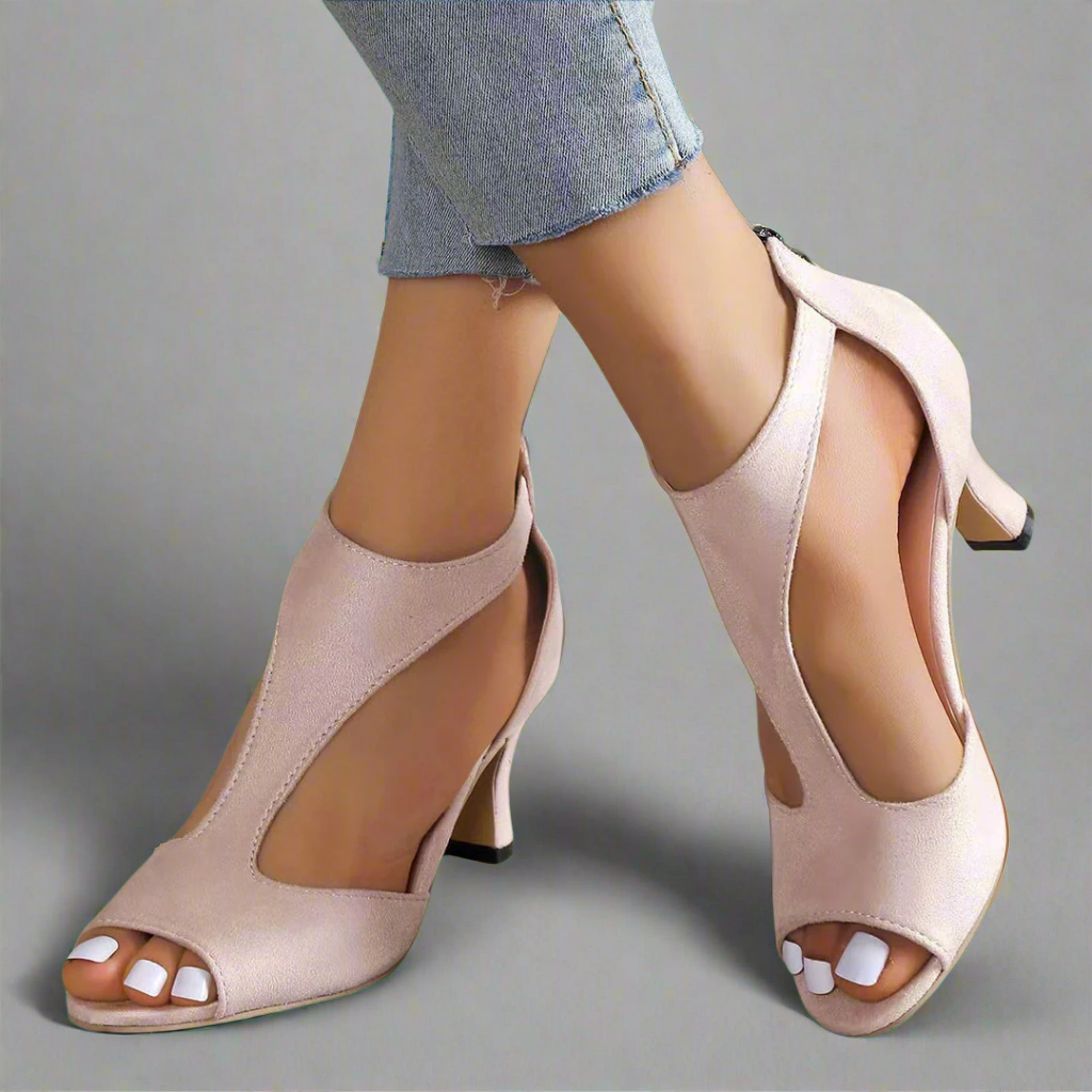 Heidrun | Elegant Comfortable Heeled Sandals