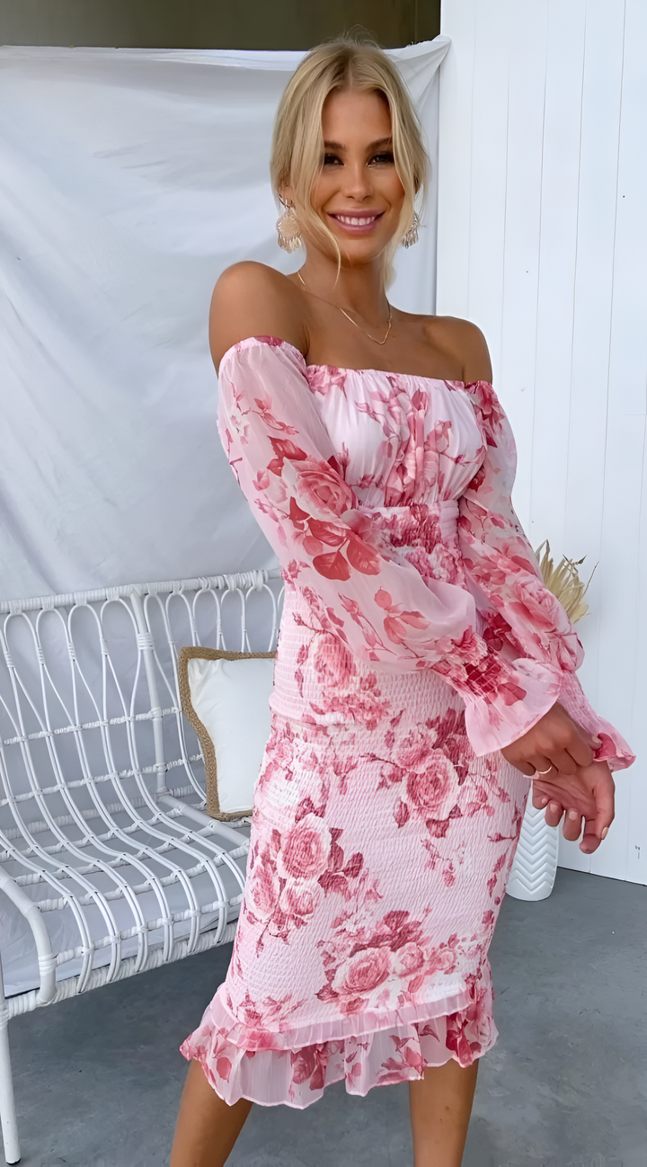 Esme | Dress of Floral Elegance
