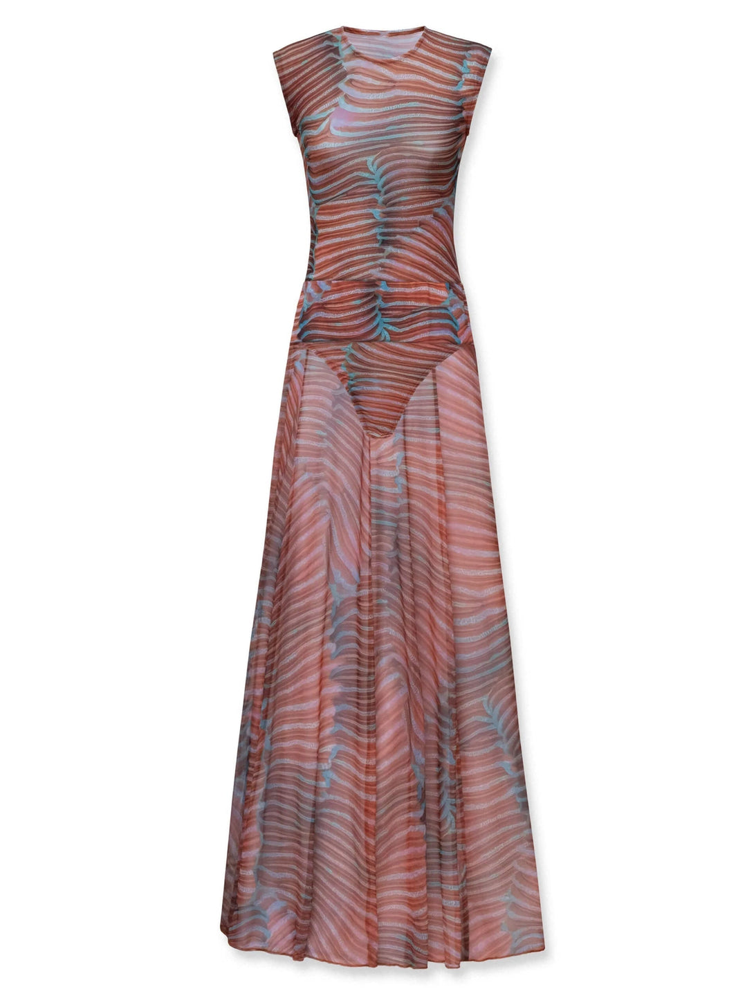Marilù | Chic bodysuit with a flowy maxi skirt