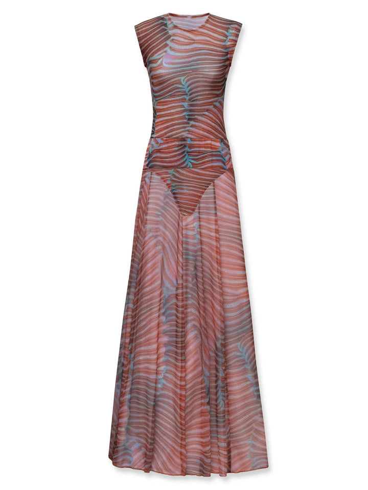 Marilù | Chic bodysuit with a flowy maxi skirt