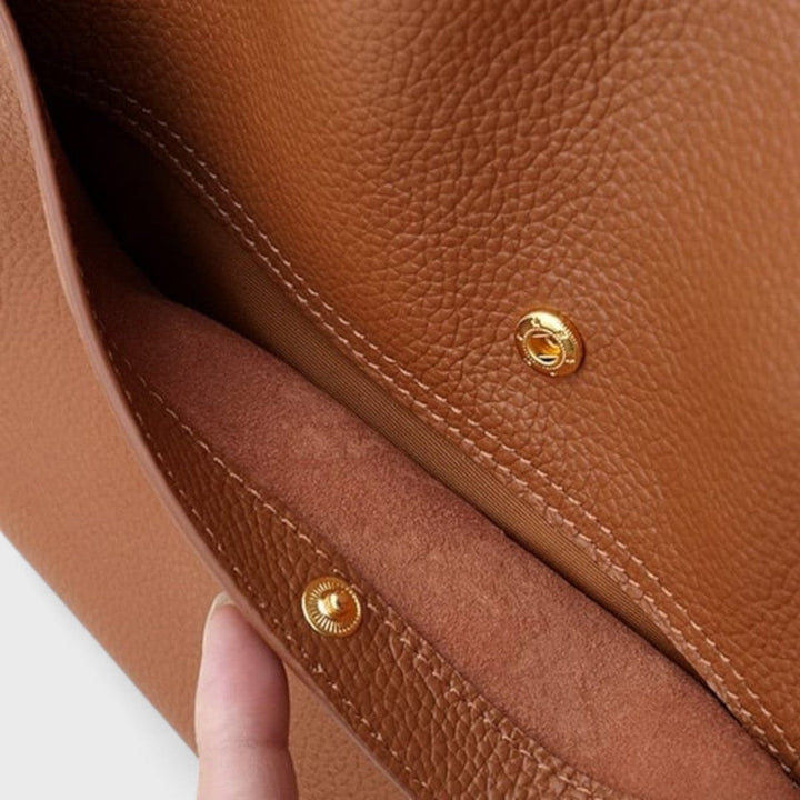 Fera | Genuine Leather Solid Shoulder Bag
