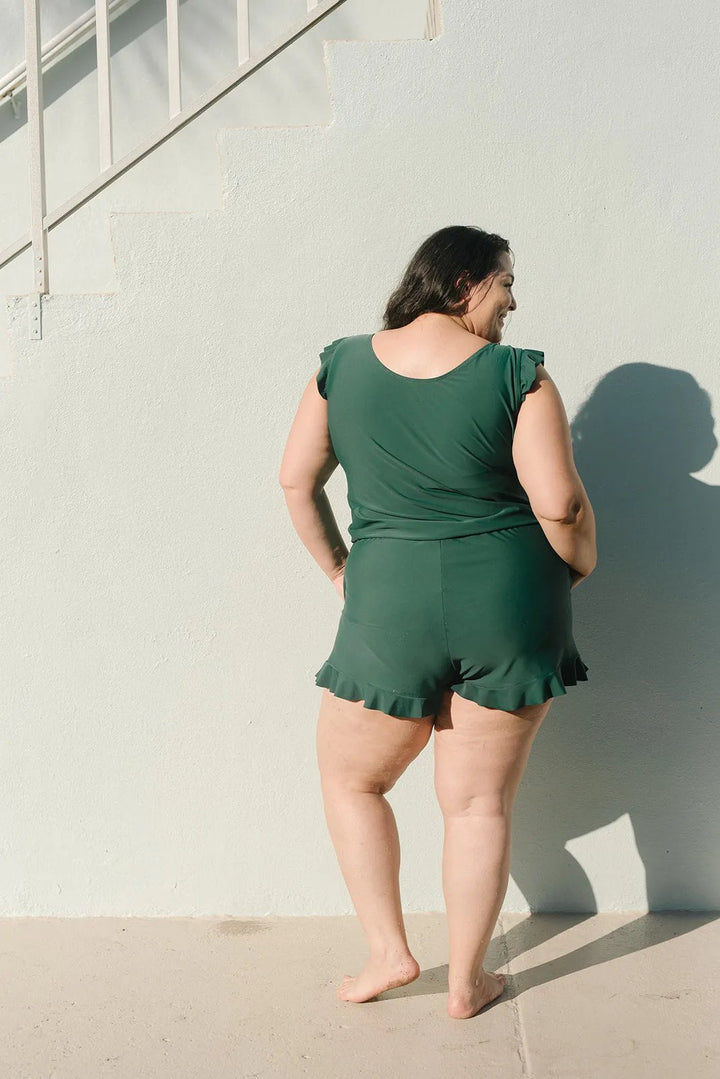Agnieszka | Swimsuit with Ruffles and Bust Support