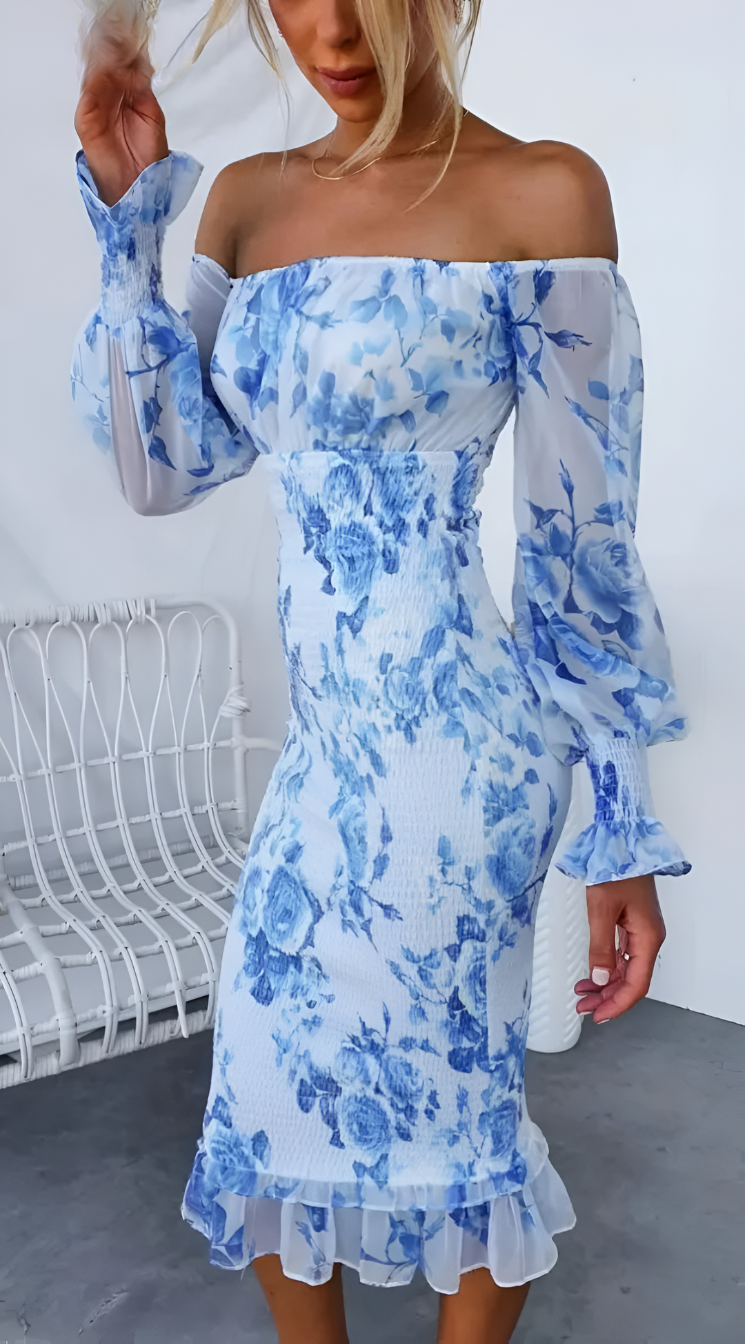 Esme | Dress of Floral Elegance