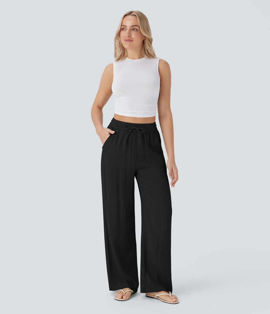 Lisa | Comfortable Linen Trousers