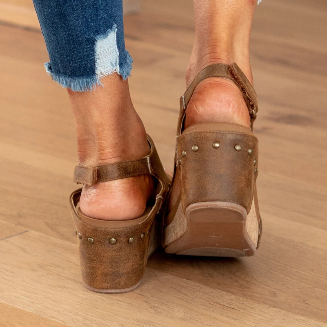 Nowak | Suede Wedge Sandals