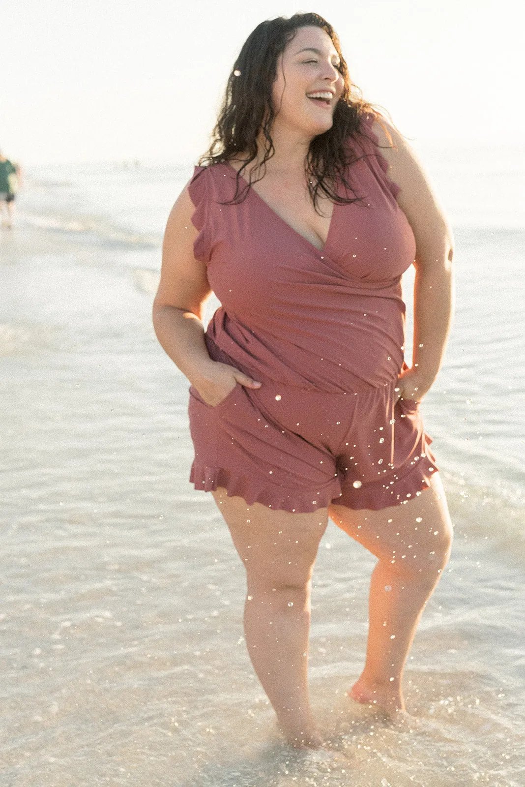 Agnieszka | Swimsuit with Ruffles and Bust Support