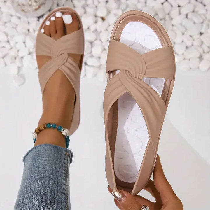 Maya | Slip-On Orthopedic Sandals with a Bow