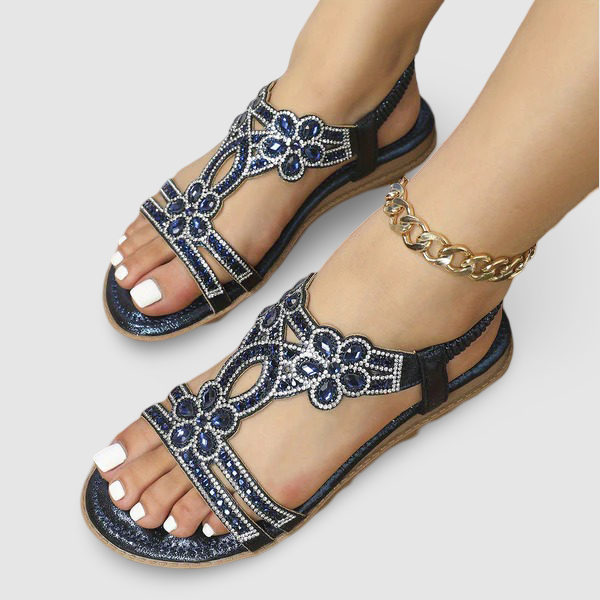 Blessy | Sandals with Back Strap