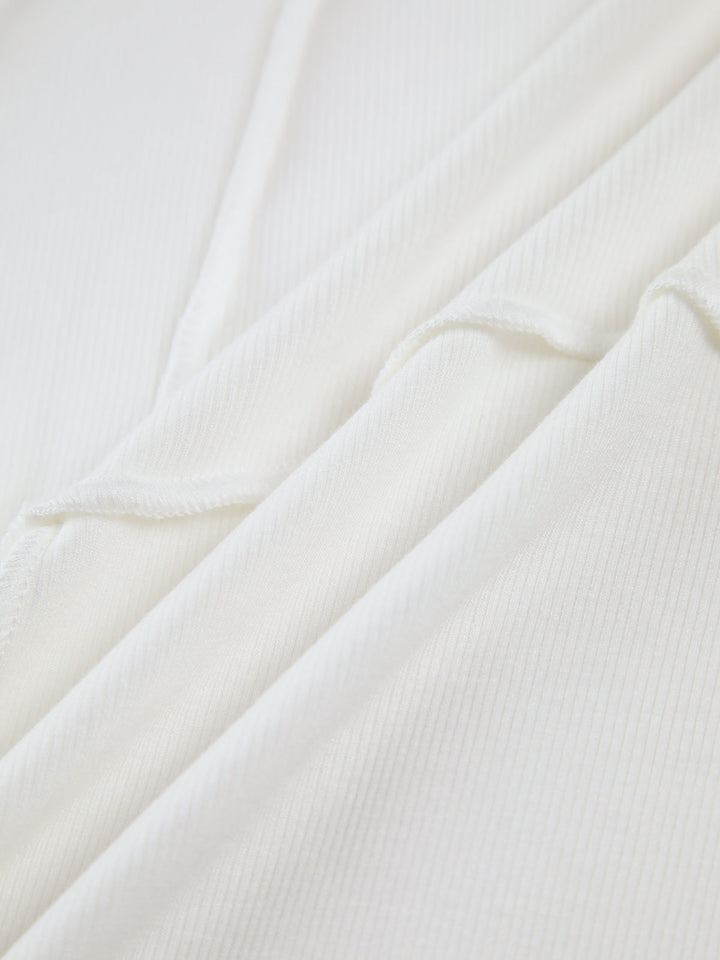 ALMA | Long Sleeve Top with Piping