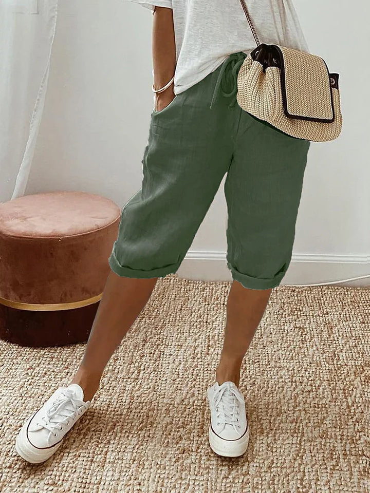 Marthe™ | Comfortable Shorts with Rolled Hem