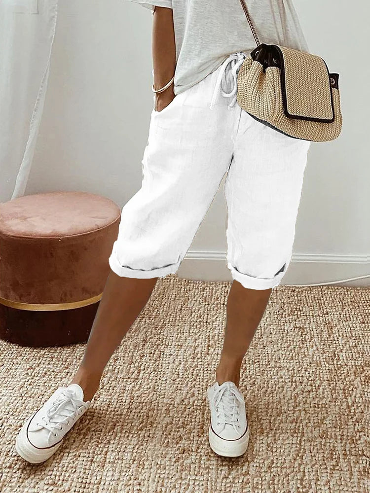 Marthe™ | Comfortable Shorts with Rolled Hem