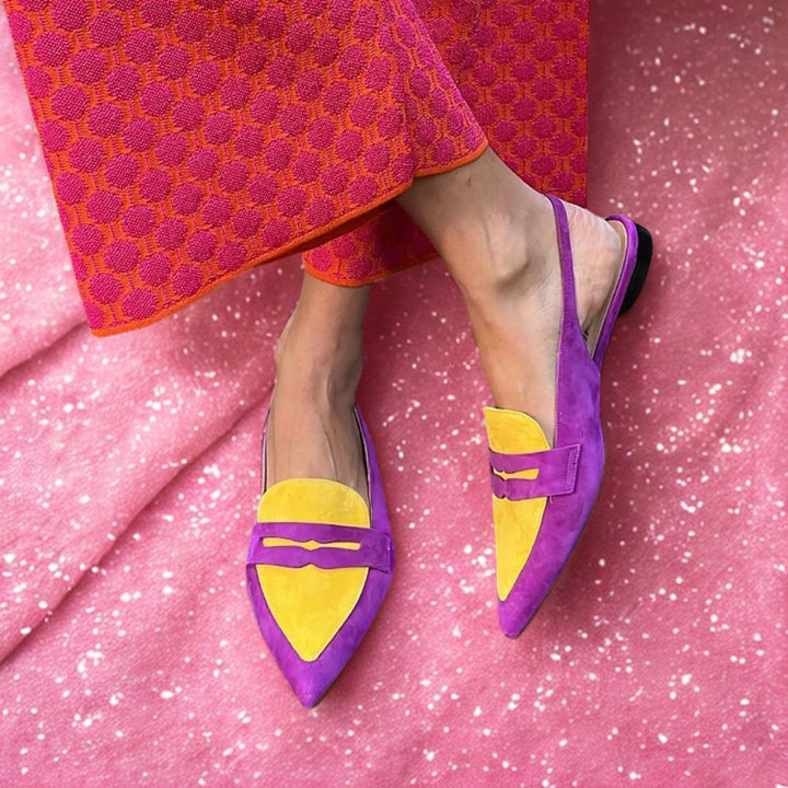 Solviera | Stylish Semi-Open Shoes with a Subtle Heel for Summer