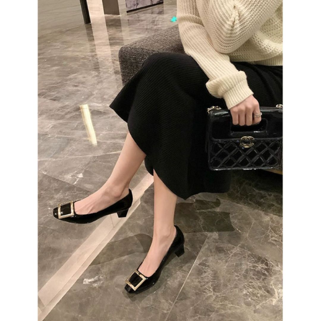 Norella | Stylish Block Heel Sandals with Metallic Accent
