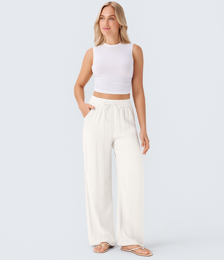 Lisa | Comfortable Linen Trousers