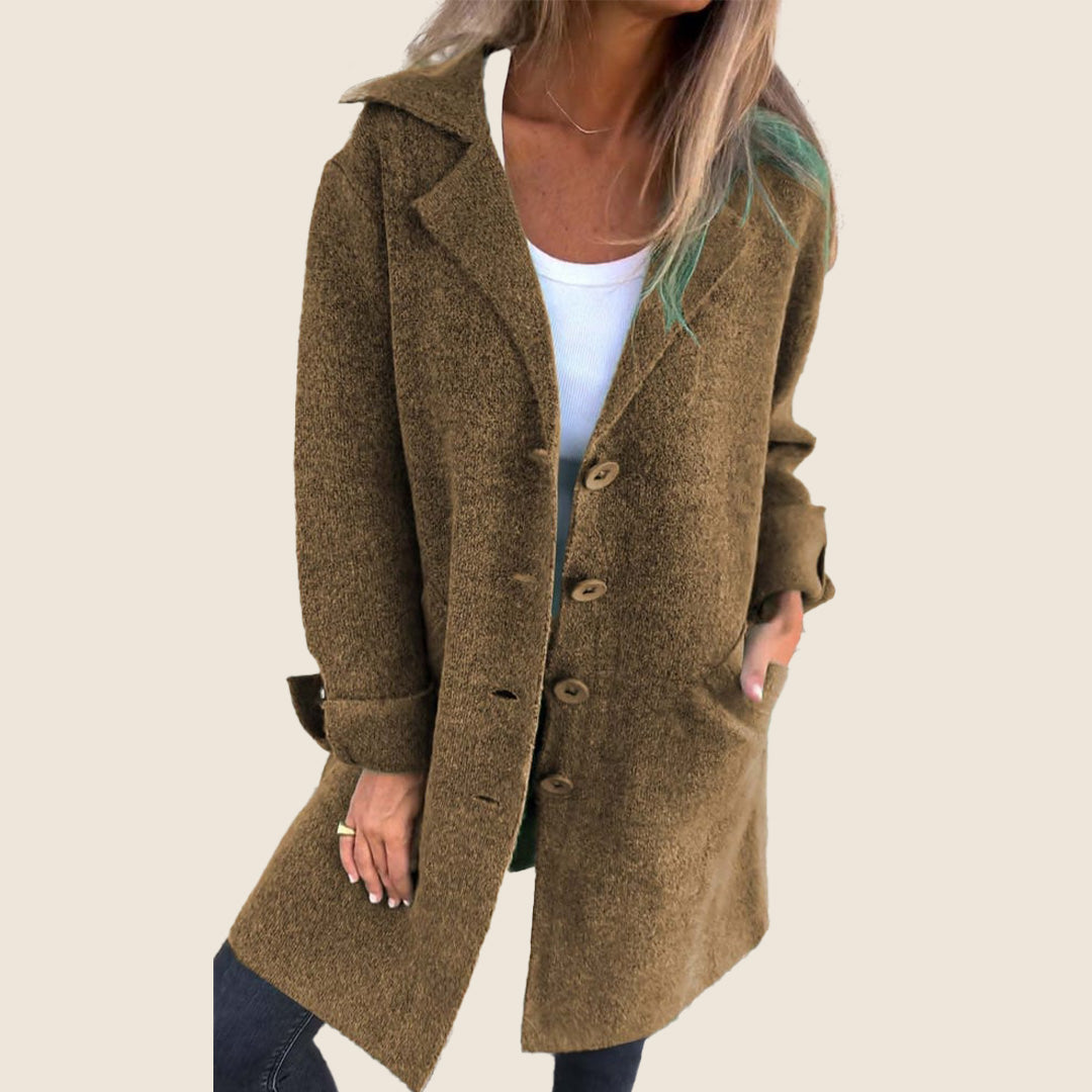 ASP | Casual Monopette Coat with Lapels