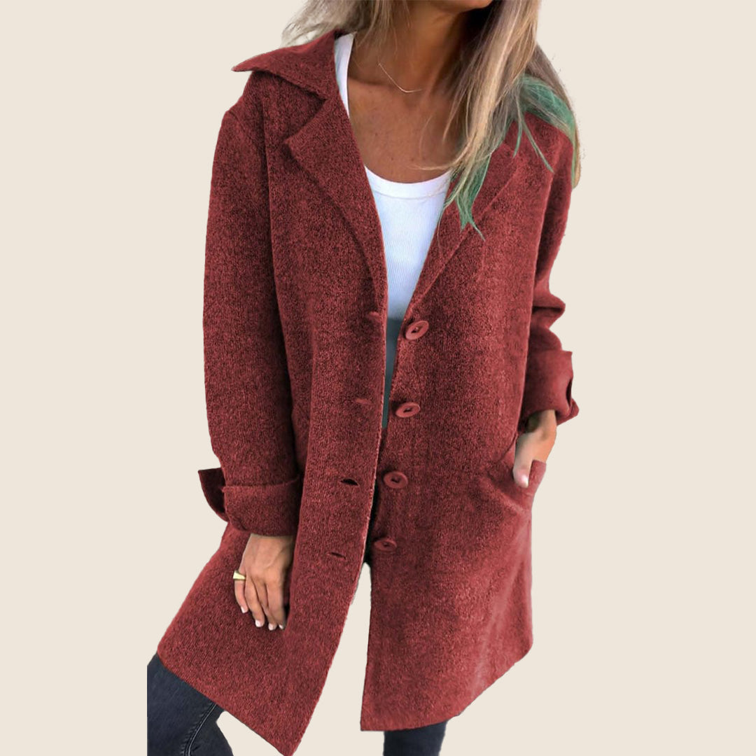 ASP | Casual Monopette Coat with Lapels
