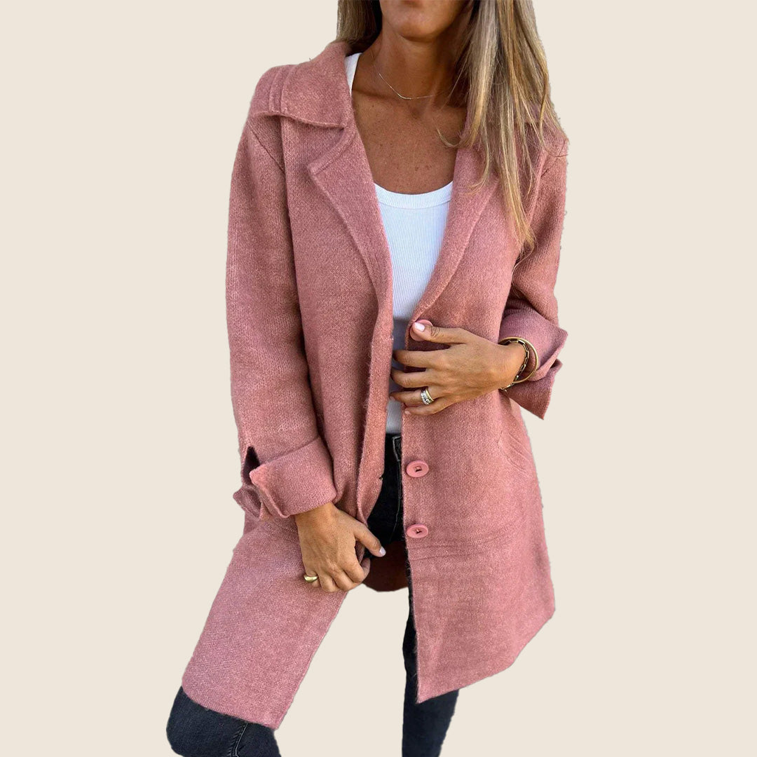 ASP | Casual Monopette Coat with Lapels