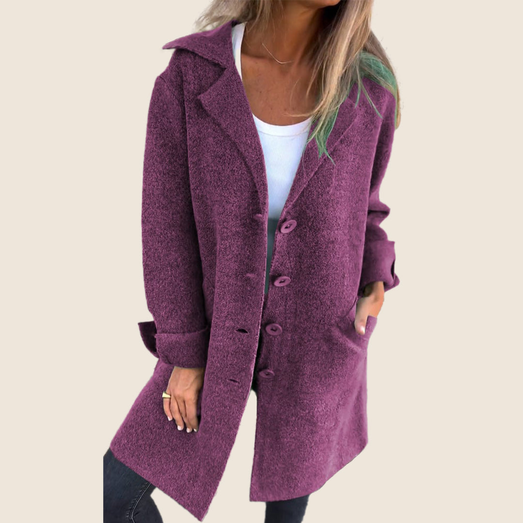 ASP | Casual Monopette Coat with Lapels